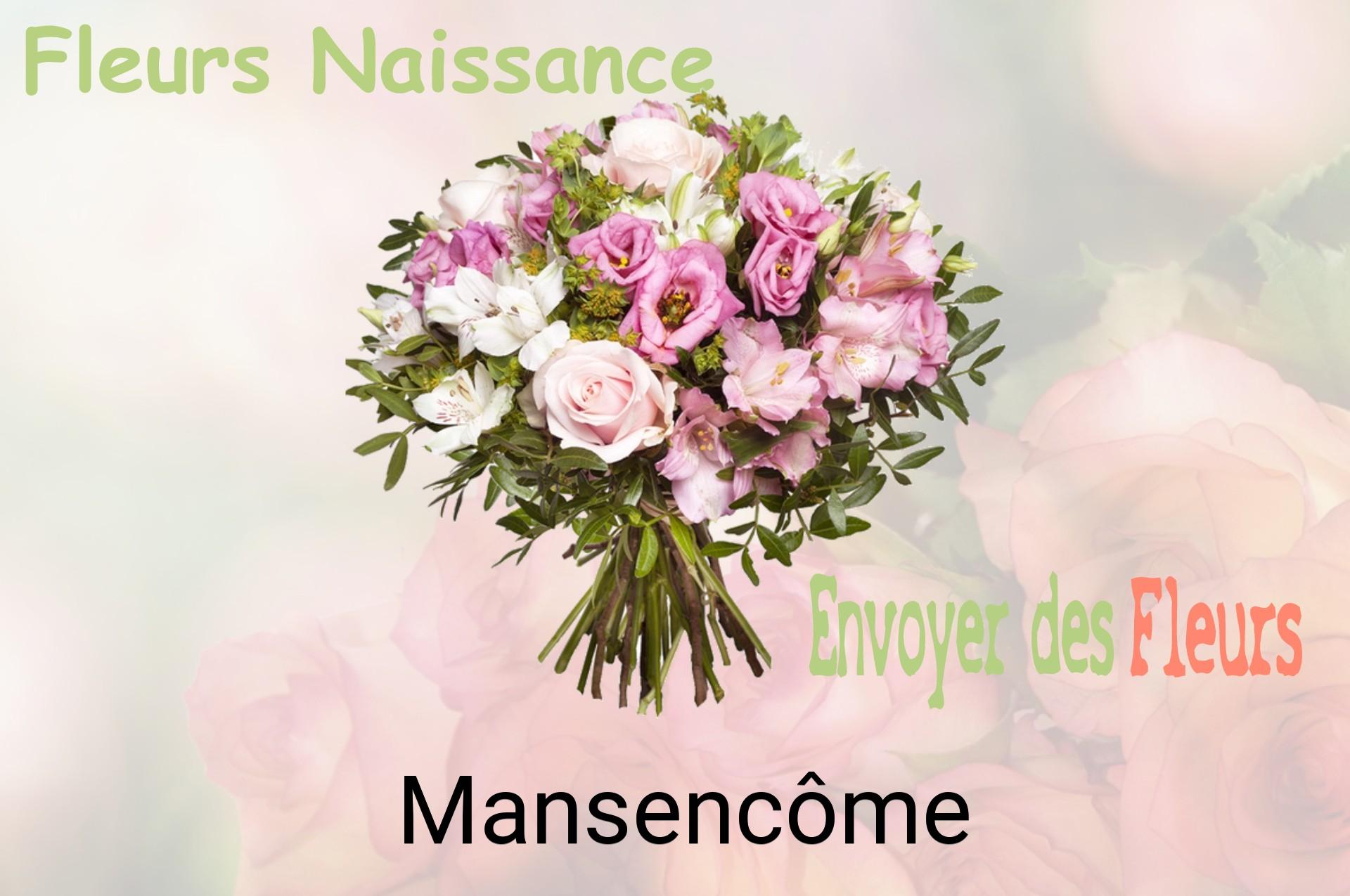 Bouquet de fleurs de naissance livré à Mansencôme
